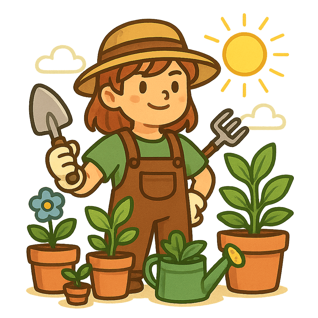 LeafNest plant care illustration