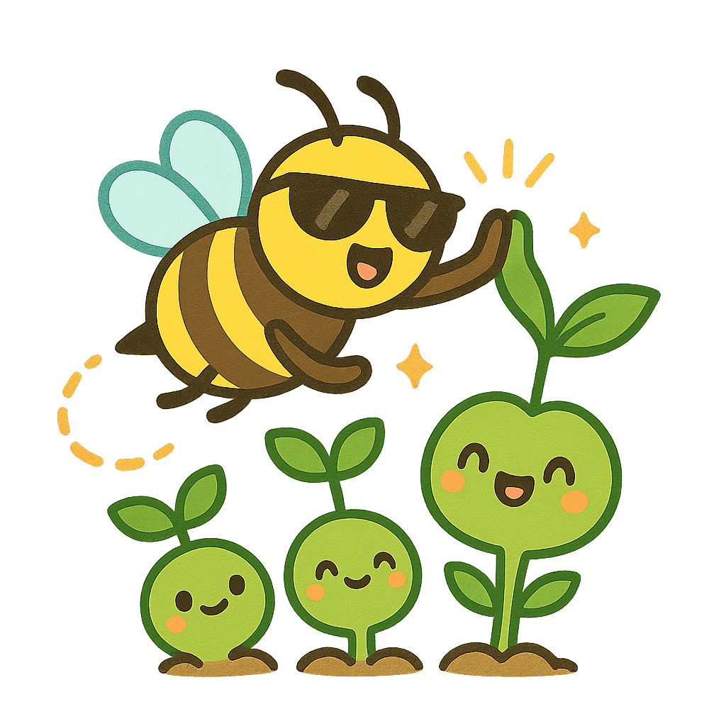 Gardening community illustration